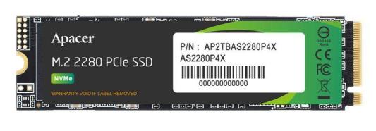 SSD накопитель Apacer AS2280P4X 256 Gb PCI-E 3.0 x4