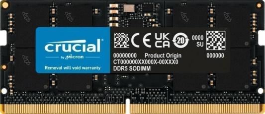 Оперативная память для ноутбука Crucial CT16G56C46S5 SO-DIMM 16Gb DDR5 5600 MHz CT16G56C46S5