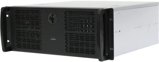 Procase EB445-B-0 Корпус 4U Rack server case, черный, дверца, без блока питания, глубина 450мм, MB 12"x9.6"