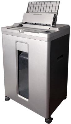 Шредер Office Kit SA200 (1,9х10) серый/черный с автоподачей (секр.P-5) фрагменты 200лист. 23лтр. пл.карты