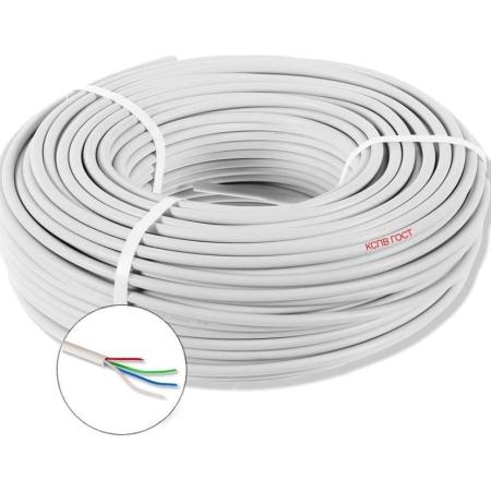 ПРОВОДНИК Кабель для пожарной и охранной сигнализации кспв 4x0.5 мм2, 50м OZ67786L50