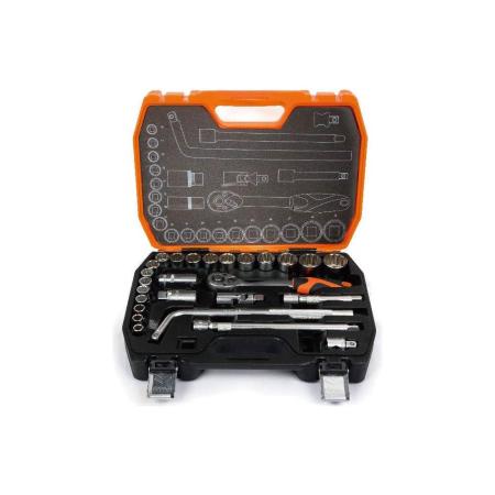 KENDO набор инструмента 1/2" с трещоткой 26 шт 90565