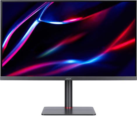 Монитор/ Acer XV275KVymipruzx 27'', Nitro, ZeroFrame Yes, Darkgrey, 16:9, IPS, 3840x2160, 0,5 / 1ms, 400cd, 160Hz, 1xHDMI(2.1) + 1xDP(1.4) + 1xUSB3.1 Type-C(PD65W) + USB2.0x2 + USB-B(2Up 2Down) + Audio Out, Speakers 3Wx2, sync: FreeSync Premium, hdr: HDR 400, H.Adj. 110, DE: Delta E<2