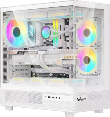 Корпус Formula Crystal Z8 FLOE белый без БП ATX 3x120mm 5x140mm 1xUSB2.0 1xUSB3.0 1xUSB3.1 audio bott PSU