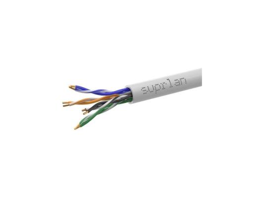Кабель информационный Suprlan Standard 01-0320-1 кат.5E U/UTP 4X2X0.48AWG LSZH универсальный 305м серый