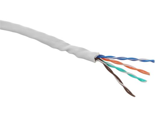 Кабель информационный Suprlan Median 01-0334-9 кат.5E U/UTP 4X2X0.46AWG PVC внутренний 305м серый