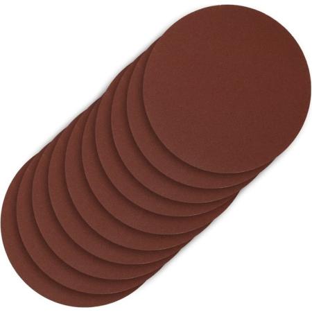 Круг абразивный на ворсовой подложке под "липучку", P 320, 125 мм, 10 шт.// Сибртех