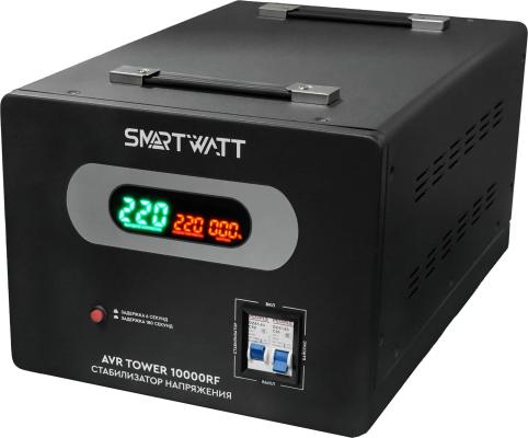 Напольный стабилизатор напряжения SMARTWATT AVR TOWER 10000RF (140W - 260W, 10000VA, 10 кВт, 50-60 Гц, LED-дисплей, реле