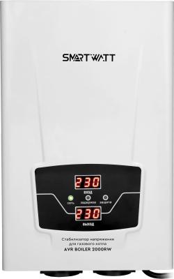 Стабилизатор напряжения для газового котла SMARTWATT AVR BOILER 2000RW (140W - 260W, 2000VA, 2 кВт, 50 Гц, розеток - 2,