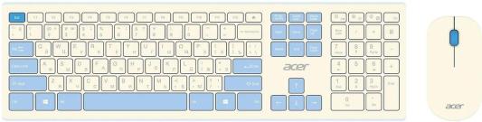 Клавиатура+мышь Acer OCC205 Wireless White/Blue