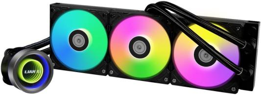 Система водяного охлаждения Lian-Li GA II Trinity 360 Black ARGB Soc-AM5/AM4/1151/1200/1700 черный30dB Al+Cu Ret (G89.GA2T36B.00)