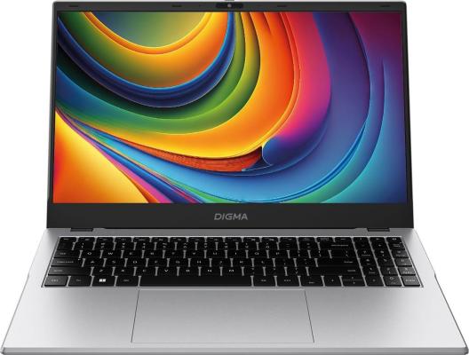 Ноутбук Digma EVE C5802 N100 8Gb SSD256Gb Intel UHD Graphics 15.6" IPS FHD (1920x1080) Windows 11 Professional silver WiFi BT Cam 5900mAh (DN15N1-8CXW01)