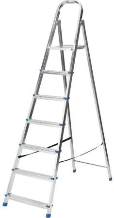Стремянка, 7 ступеней, стальная, оцинкованная// Сибртех