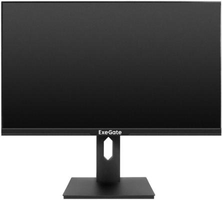 Монитор игровой 165 Гц 27" ExeGate Combat EG2707C (IPS LED Grade A+, FHD, 1920x1080@165Гц, 16:9, 250cd/m2, 1000:1, 178°/178°, 1ms, Speakers, HDMI2.0, DisplayPort, USB, аудио-выход, Flicker-free, FreeSync, Low Blue Light, кабель DP 1.5м, VESA, регулировка высоты, наклона, поворота экрана, черный)