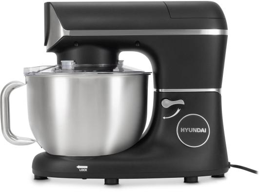 Кухонная машина Hyundai HYM-S8591 планетар.вращ. 1500Вт черный/серебристый