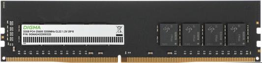 Оперативная память для компьютера Digma DGMAD43200032D DIMM 32Gb DDR4 3200 MHz DGMAD43200032D