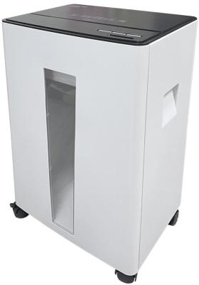 Шредер Office Kit S330SF (3,9х35) белый (секр.P-4) фрагменты 13лист. 30лтр. скобы пл.карты