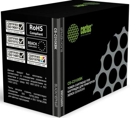 Картридж Cactus CS-C310XBK 8000стр Черный