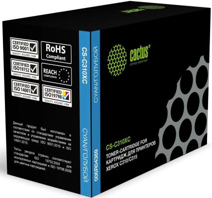 Картридж Cactus CS-C310XС 5500стр Голубой