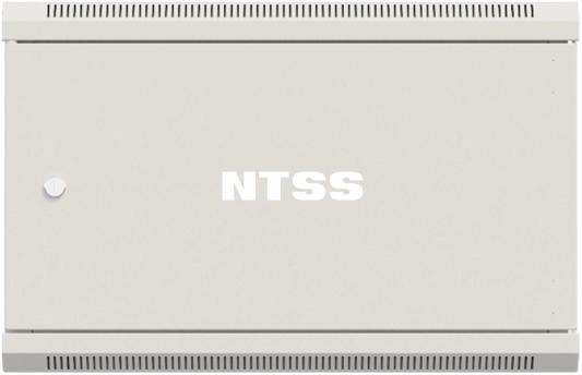 Шкаф коммутационный NTSS Премиум (NTSS-W9U6060FD) настенный 9U 570x600мм пер.дв.металл 60кг серый 500мм 22кг 220град. 500мм IP20 сталь