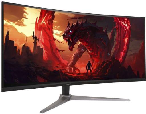 МОНИТОР 34" Acer Nitro ED340CUHbmiipx Black (VA, изогнутый, 3440x1440, 100Hz, 1 ms, 178°/178°, 250 cd/m, 3000:1,+2xHDMI)
