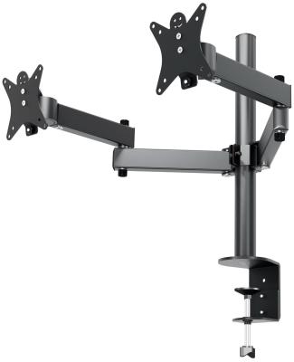 Кронштейн для мониторов Holder MDS-SU203-B черный 13"-32" макс.8кг настольный поворот и наклон верт.перемещ.