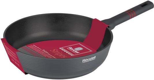 Сотейник Rondell Stripes RDA-1617 d=28см (без крышки) серый