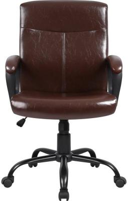 Defender Офисное кресло Madrid Коричневый,PU,3класс