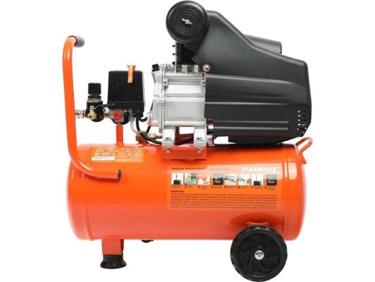 Компрессор поршневой Patriot Optima Euro 24-240K2 масляный 240л/мин 24л 1500Вт оранжевый/черный
