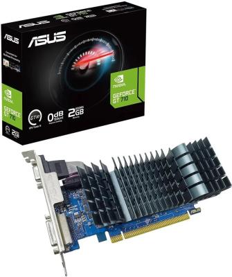 Видеокарта ASUS GT710-SL-2GD5-BRK-EVO /GT710,VGA,DVI,HDMI,2GD5