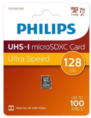 Карта памяти microSDXC 128 ГбGb Philips FM12MD55B/97