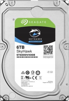 Жесткий диск Seagate SATA-III 6Tb Skyhawk (7200rpm) 256Mb 3.5" (ST6000VX008)