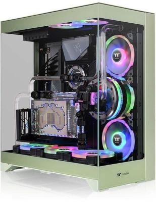 Корпус ATX Thermaltake CTE E550 TG Matcha Green Без БП зелёный