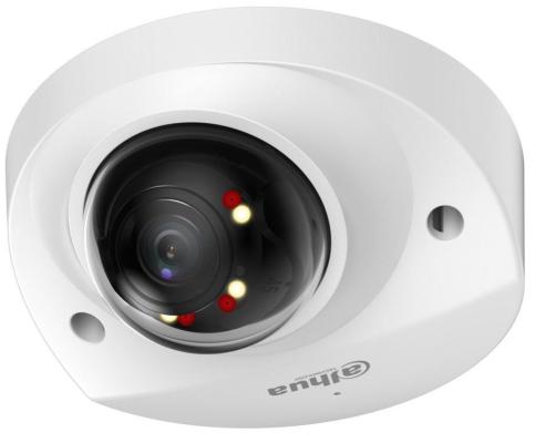 DAHUA DH-IPC-HDBW2449FP-AS-IL-0360B Уличная мини-купольная IP-видеокамера Smart Dual Light с ИИ 4Мп, 1/2.9” CMOS, объектив 3.6мм, видеоаналитика, ИК до 30м, LED до 30м, IP67, корпус: металл