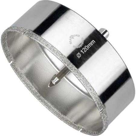 Diamond Industrial Коронка алмазная по керамограниту с центрирующим сверлом 120мм DIDCSC120