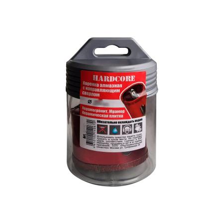 Hardcore Коронка алмазная по керамограниту и мрамору с напр. сверлом 68мм 154068