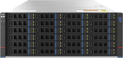 Платформа системного блока Gooxi SR401-D24RE-G2 AMD Genoa 4U Expander Backplane 24_2.5/3.5 SAS/SATA Hard Drive Bay Server Barebone, 800W CRPS, w/o rail kit