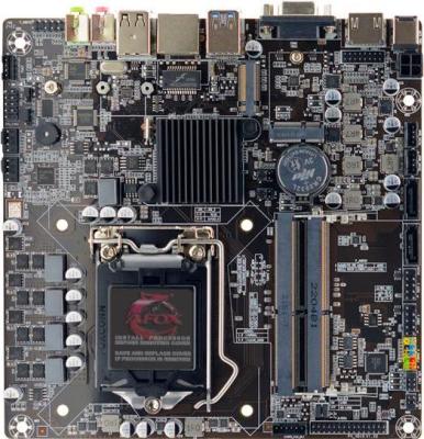Материнская плата Afox AFOX motherboard intel H510, INTEL® Socket 1200, Mini-ITX (17 x17cm)