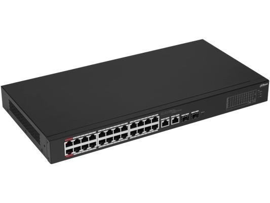 Коммутатор Dahua DH-CS4226-24ET-240 (L2) 24x100Мбит/с 2x1Гбит/с 2xКомбо(1000BASE-T/SFP) 240W управляемый