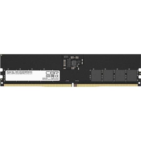 Оперативная память для компьютера CBR CD5-US16G48M40-01 DIMM 16Gb DDR5 4800 MHz CD5-US16G48M40-01