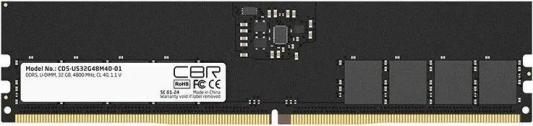 Оперативная память для компьютера CBR CD5-US32G48M40-01 DIMM 32Gb DDR5 4800 MHz CD5-US32G48M40-01