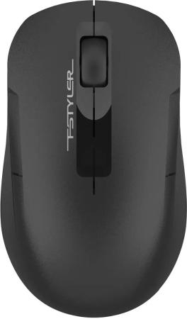 Мышь A4TECH Fstyler FG15C Air2, оптическая, беспроводная, USB, черный [fg15c air2 black]