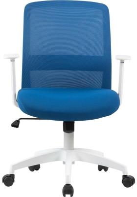 Кресло Cactus CS-WMC333-BL темно-синий сиденье темно-синий сетка/ткань низк.спин. крестов. пластик пластик белый