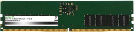 Оперативная память для компьютера Digma DGMAD55600032D DIMM 32Gb DDR5 5200 MHz DGMAD55600032D