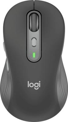 Мышь Logitech M750 L Large графитовый оптическая 4000dpi беспров. BT/Radio USB 5but (910-006266)
