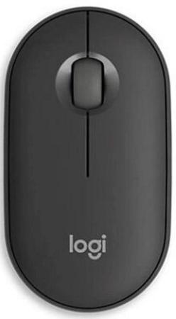 Мышь Logitech Pebble 2 M350S графитовый оптическая 4000dpi silent беспров. BT для ноутбука 2but (910-006988)