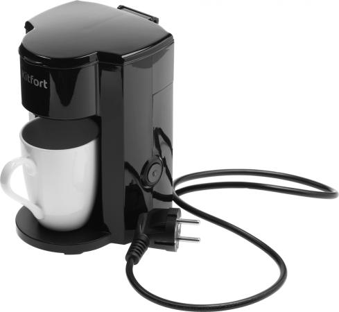 Кофеварка KitFort KT-763,  капельная,  черный  [кт-763]
