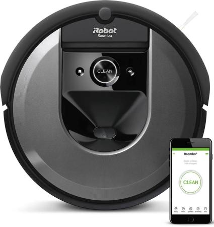 Робот-пылесос iRobot Roomba Combo  i8, 55Вт, черный графит/черный [i817040rnd]