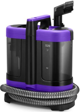 Моющий пылесос KitFort КТ-5213, 450Вт, черный/фиолетовый