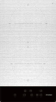 Индукционная варочная поверхность Hyundai HHI 3772 GR серебристый